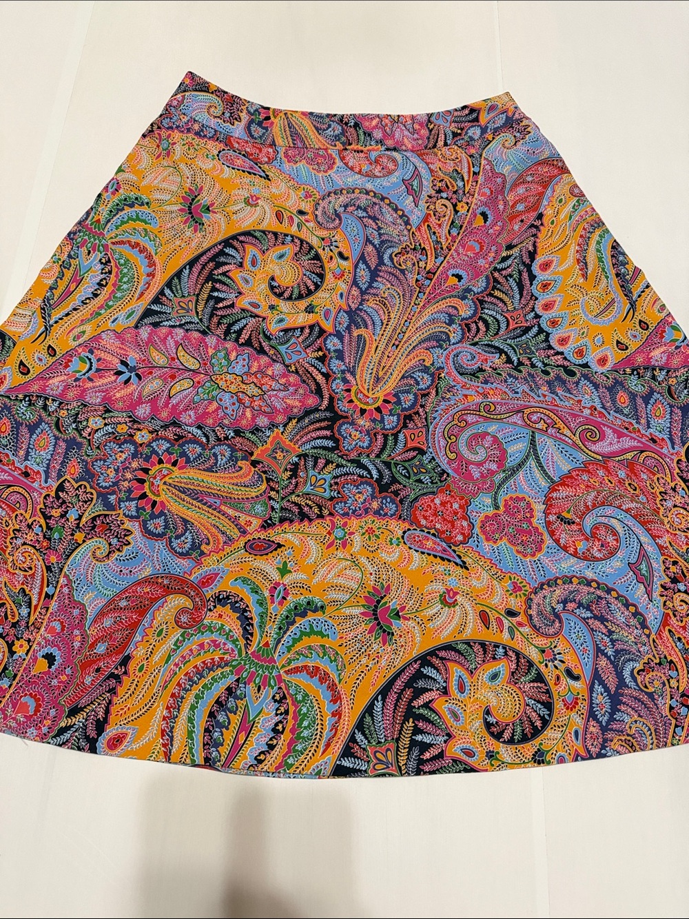 J. McLaughlin A-Line Cotton Skirt 10